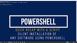 סקריפטים שימושיים ל-POWERSHELL